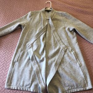 Banana sweatshirt blazer style cardigan